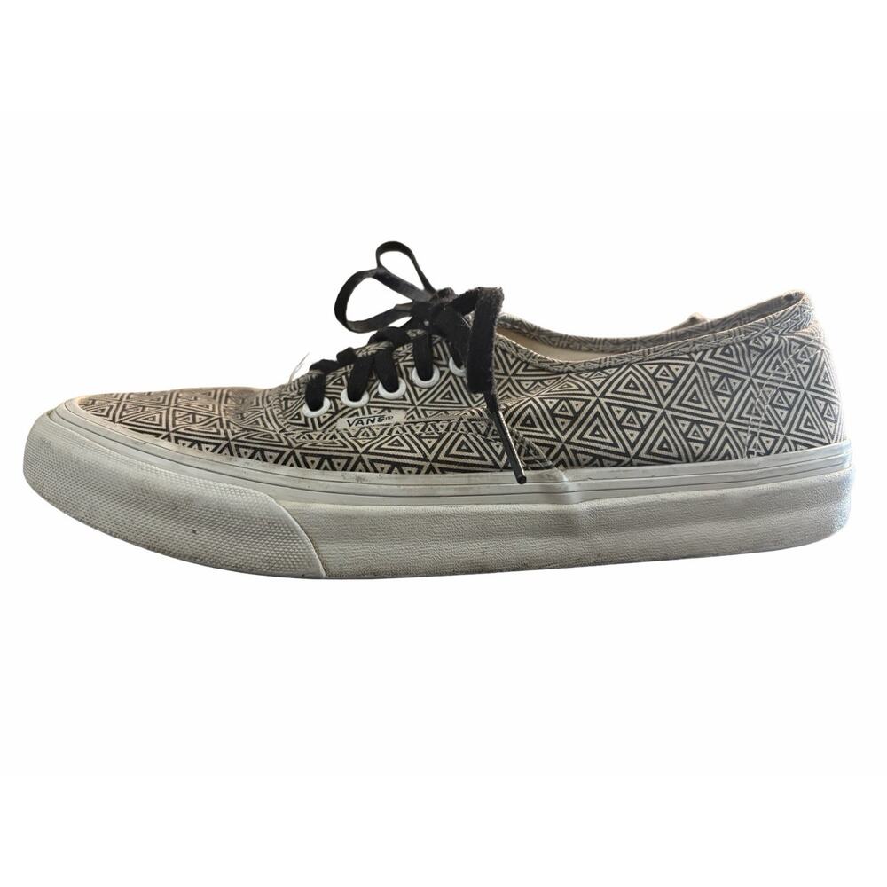Vans Geometric Triangle Print Canvas Sneakers Women’s 8.5 Men’s 7